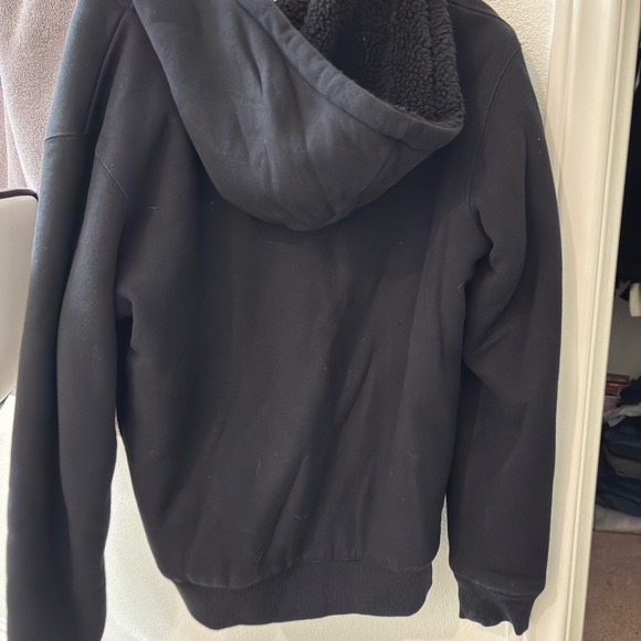 Vans Black Engineered Classics Hoodie very heavy and warm - Picture 2 of 4